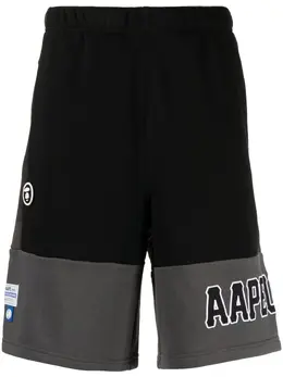 AAPE BY *A BATHING APE®: Шорты с принтом 