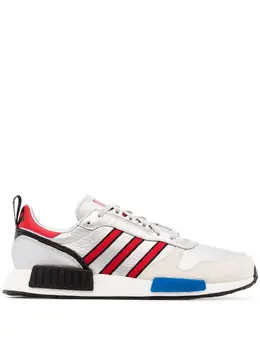 adidas: Серебристые кроссовки  X
