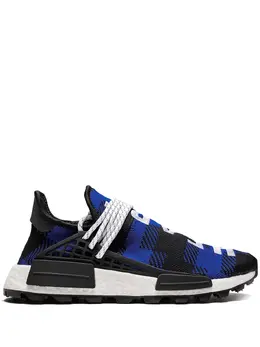 adidas: Голубые кроссовки  NMD