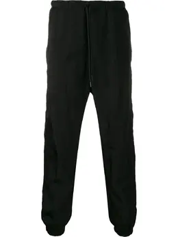 Marcelo Burlon County of Milan: Чёрные брюки 