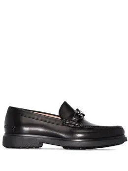 Salvatore Ferragamo: Чёрные туфли  Gancini