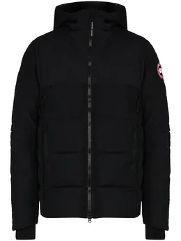 Canada Goose: Чёрная куртка  HyBridge