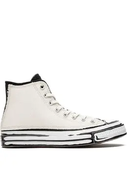 Converse: Чёрные кроссовки  Chuck 70 Hi