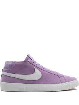 Nike: Фиолетовые кроссовки  SB Zoom Blazer