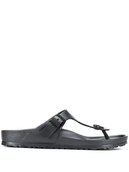 Birkenstock: Чёрные шлёпанцы 