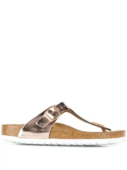 Birkenstock: Розовые сандалии 