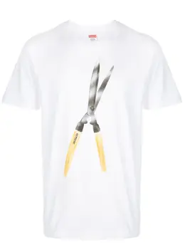 Supreme: Белая футболка  Shears