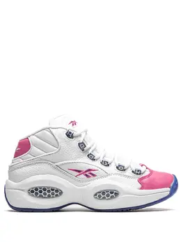 Reebok: Белые кроссовки  Question Mid