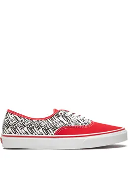 Vans: Красные кроссовки  Authentic