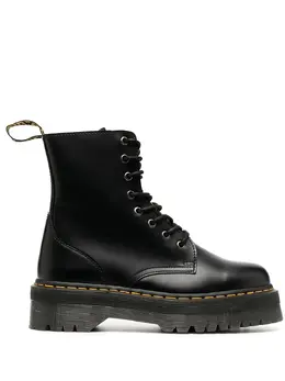Dr. Martens: Чёрные ботинки 