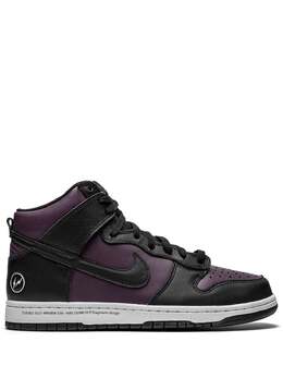 Nike: Чёрные кроссовки  Dunk High
