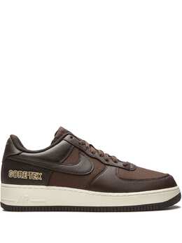 Nike: Коричневые кроссовки Air Force 1 Low