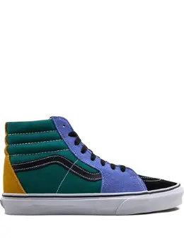 Vans: Зелёные кроссовки Sk8-Hi