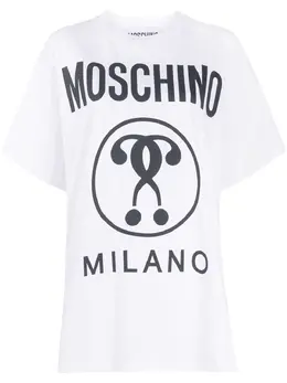 Moschino: Футболка с принтом 