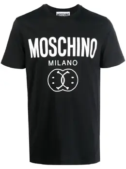 Moschino: Футболка с принтом 