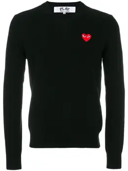 Comme Des Garçons Play: Красный свитер  Heart