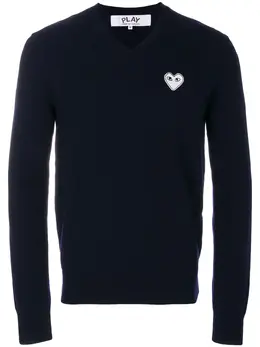 Comme Des Garçons Play: Голубой свитер 