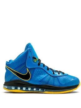 Nike: Голубые кроссовки  Lebron 8