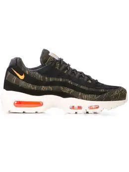 Nike: Чёрные кроссовки Air Max 95