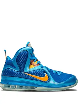 Nike: Голубые кроссовки Lebron 9