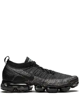 Nike: Чёрные кроссовки Air Vapormax Flyknit 2