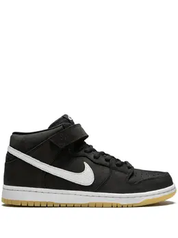 Nike: Чёрные кроссовки SB Dunk Mid Pro ISO