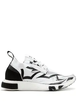 adidas: Белые кроссовки  NMD Racer Juice