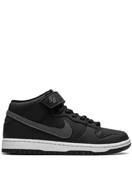 Nike: Чёрные кроссовки  Dunk