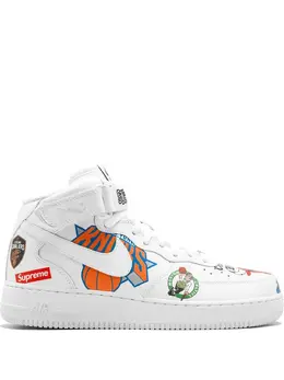 Nike: Белые кроссовки  Air Force 1