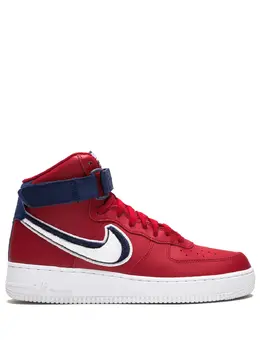 Nike: Красные кроссовки Air Force 1 High