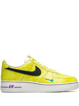 Nike: Жёлтые кроссовки Air Force 1