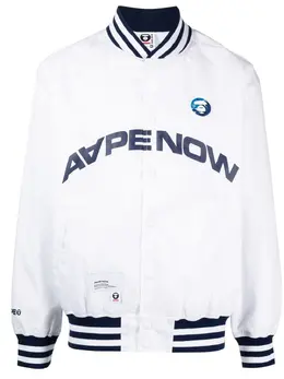 AAPE BY *A BATHING APE®: Белая куртка 