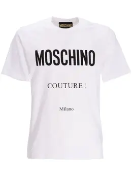 Moschino: Футболка с принтом