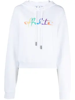 Off-White: Радужная толстовка Rainbow