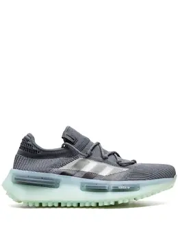 adidas: Голубые кроссовки  NMD