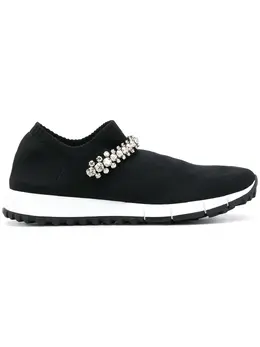 Jimmy Choo: Чёрные кроссовки  Verona