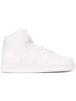 Nike: Белые кроссовки  Air Force 1 High