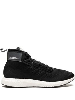 adidas: Чёрные кроссовки  Terrex Free Hiker