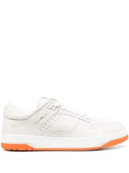 Santoni: Белые кроссовки 