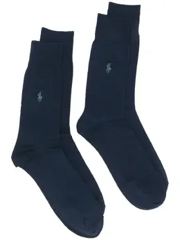 Polo Ralph Lauren: Голубые носки 