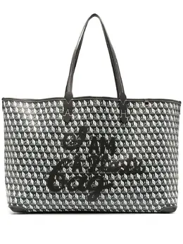 Anya Hindmarch: Сумка-шоппер с принтом 