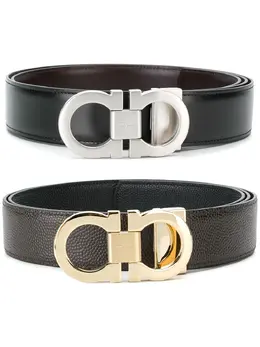 Salvatore Ferragamo: Ремень  Double Gancio