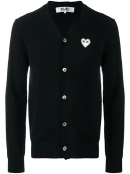 Comme Des Garçons Play: Чёрный свитер  Heart