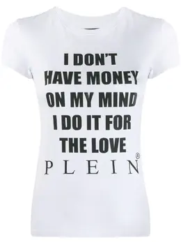 Philipp Plein: Белая футболка  Statement