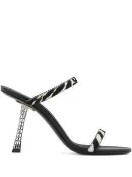 Giuseppe Zanotti Design: Чёрные сандалии  Farrah