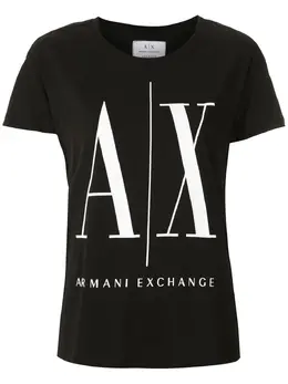 Armani Exchange: Футболка с принтом 