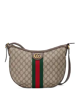 Gucci: Бежевая сумка  Ophidia