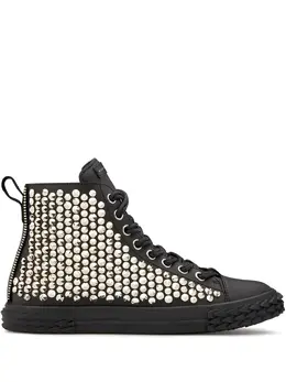 Giuseppe Zanotti: Чёрные кроссовки 