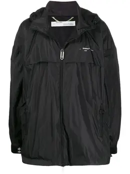 Off-White: Куртка с принтом 