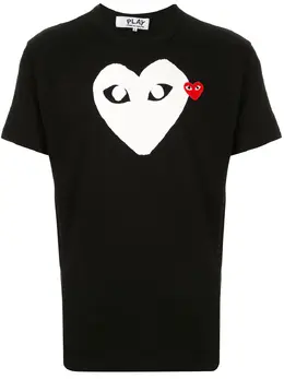 Comme Des Garçons Play: Футболка с принтом 